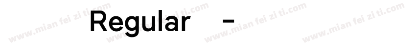 京东朗正体 Regular正道字体转换